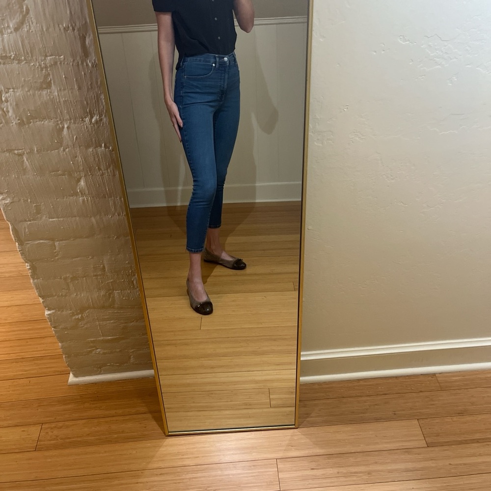 Everlane Women's Ankle Jeans in Deep Blue